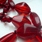 Red Czech Bead Necklace