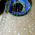 Shower Head Water Drops 7-26-09 3