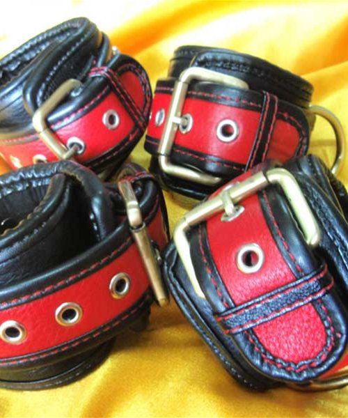 Strict Leather Locking Cuffs