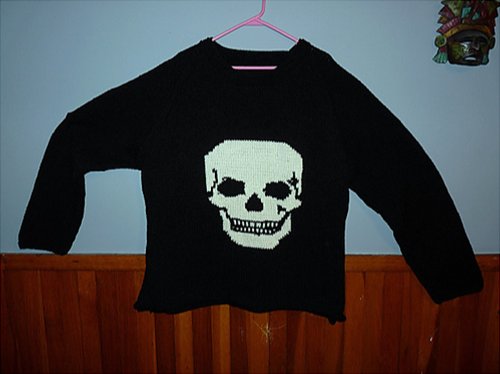 skull sweater