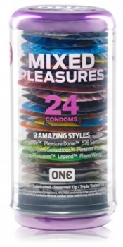 ONE Condoms Mixed 24 pack