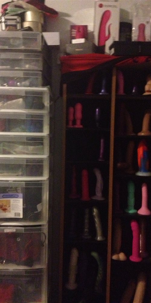 My dildo shelf