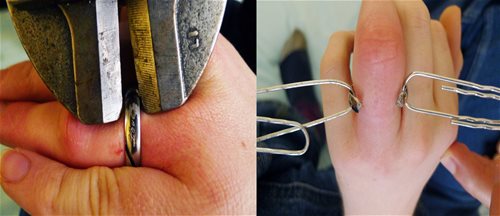 Cutting rings.