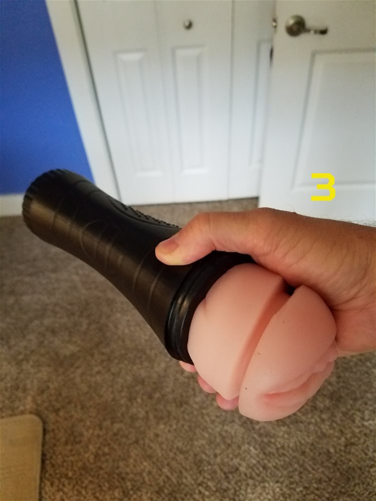 Pussy after swinging down several times