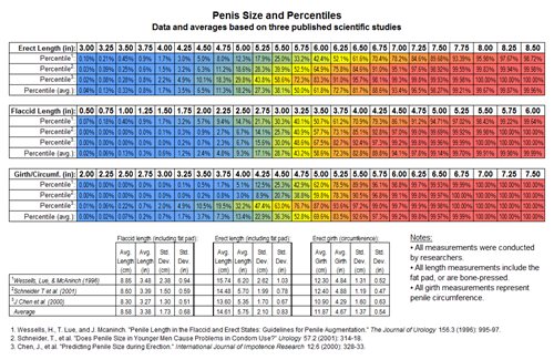 Penis Sizes