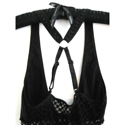 Racing styled back with adjustable straps