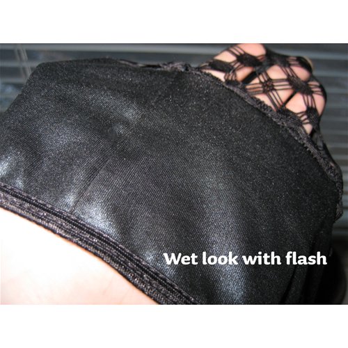 With flash