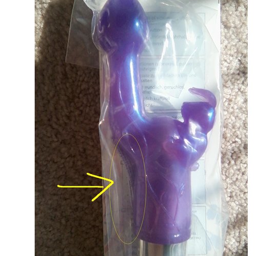 The placement of the user instructions.