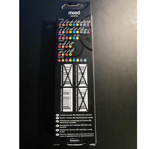 The Mood Powerful Vibrator large in package - Back