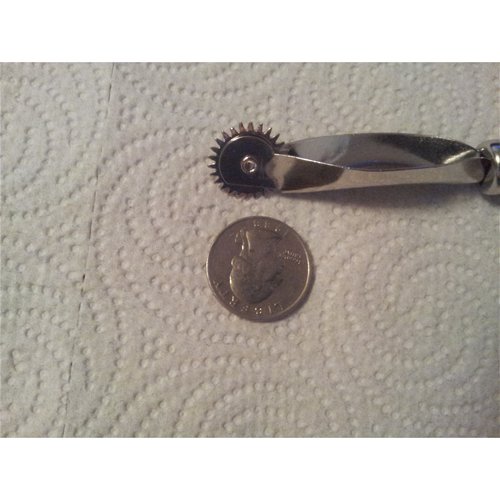 Quarter comparison to the pinwheel.