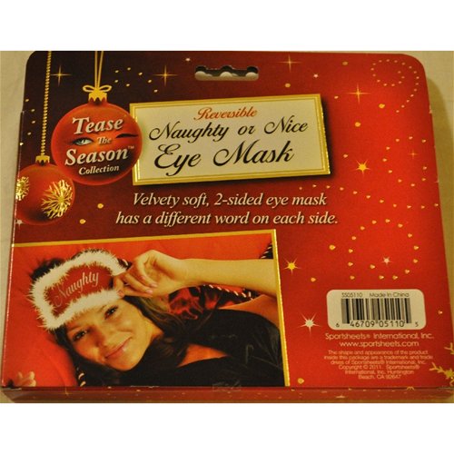 Naughty or Nice Mask Package - Back
