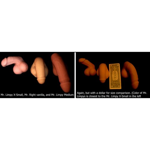 Size comparison with wording on pic