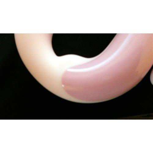 Close up of where silicone meets plastic