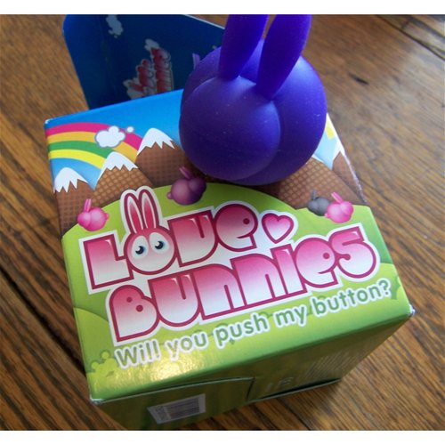 Love bunny button