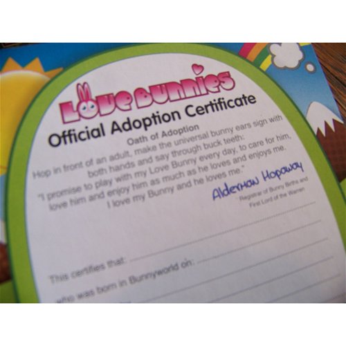 Adoption cert
