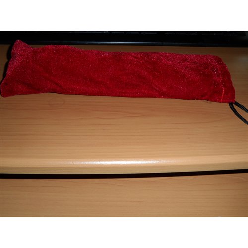 red velvet pouch