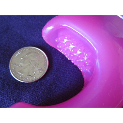 The Silicone Nubs in comparison to a quarter.