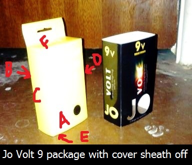 Jo Volt 9 package with cover sheath off