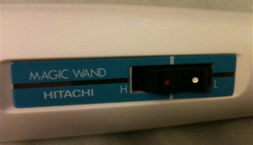 Hitachi Magic Wand Controls