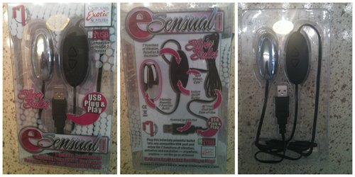 E-sensual Bullet packaging