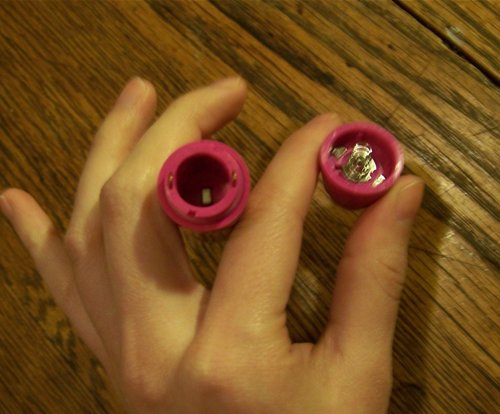 Cap unscrewed