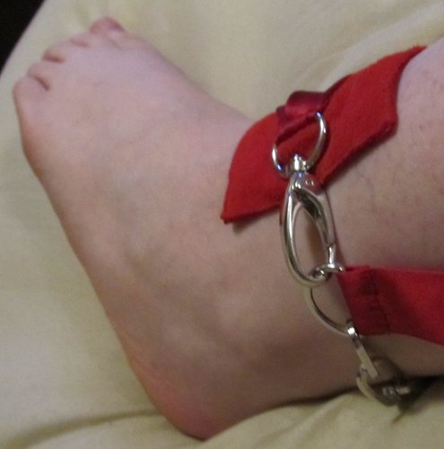 Cuffs on ankle