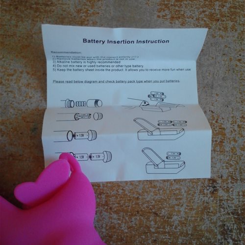 battery instructions