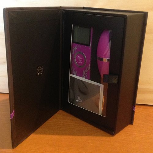 Open package with protective window