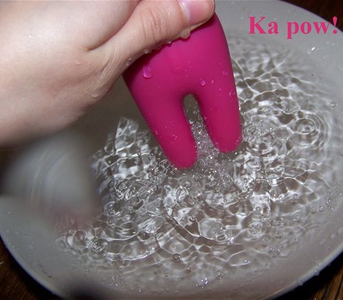 Water test with flash