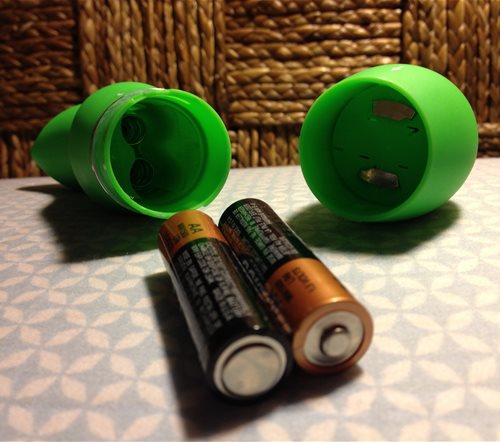 2 double A battery operated