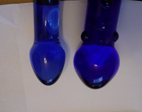 Amethyst (left) compared to the Deep Water G (right)