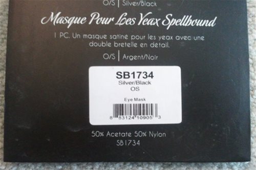 Spellbound Packaging - Back Info