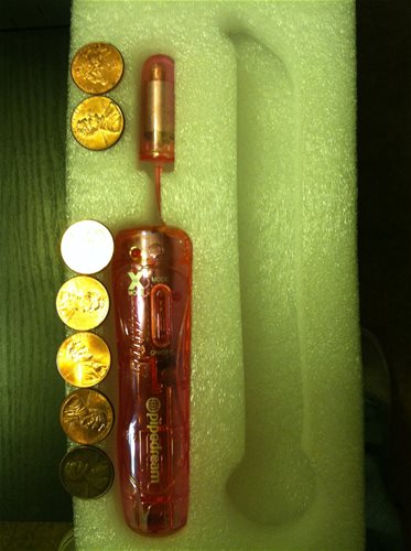 Icicles No.4 Bullet with Remote attached (size-up)