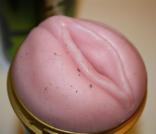 Fleshlight attracts hairs
