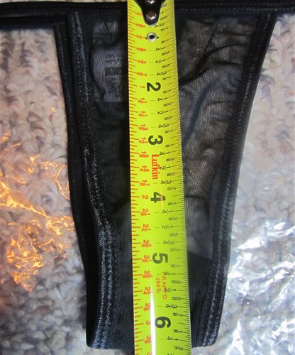Front length of thong
