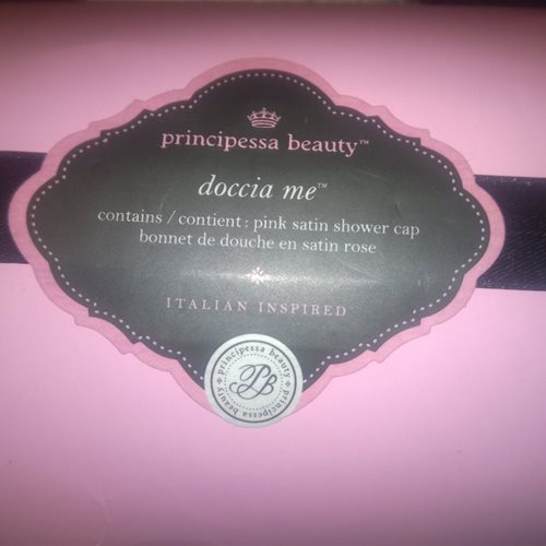 Doccia Me Satin Shower Cap Packaging Front