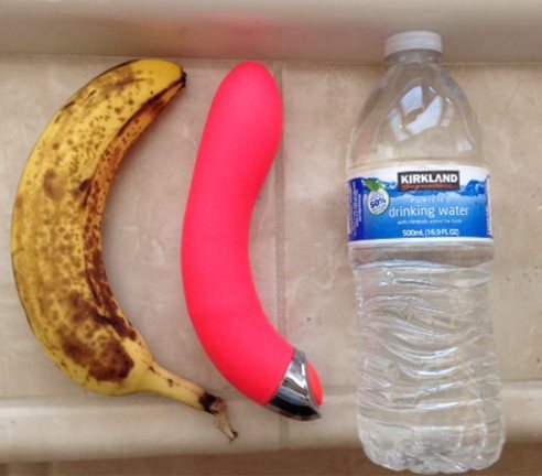 banana, bottle comparision