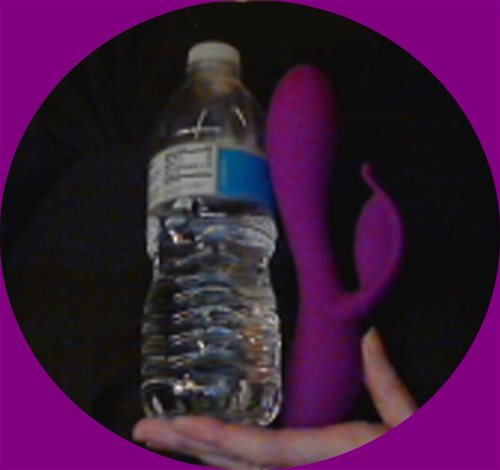 The Flow's length compared to typical 16 oz. bottle of water 1