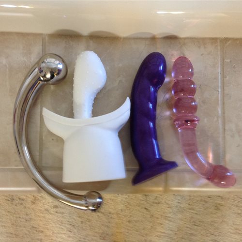 side by side with other toys
