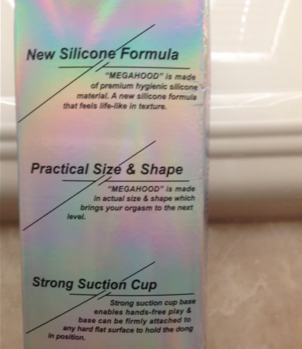 Side view of package