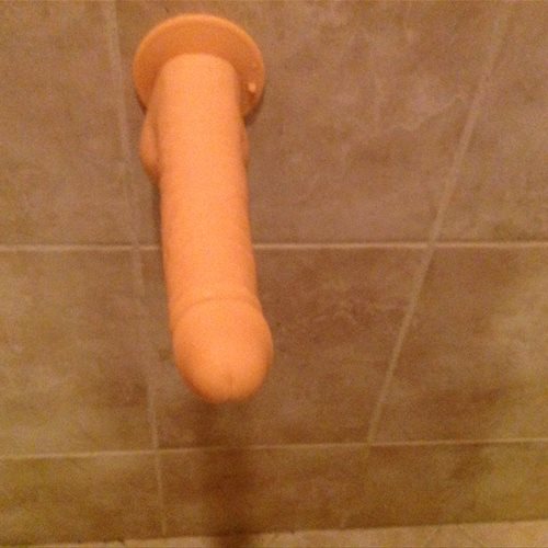 In the shower