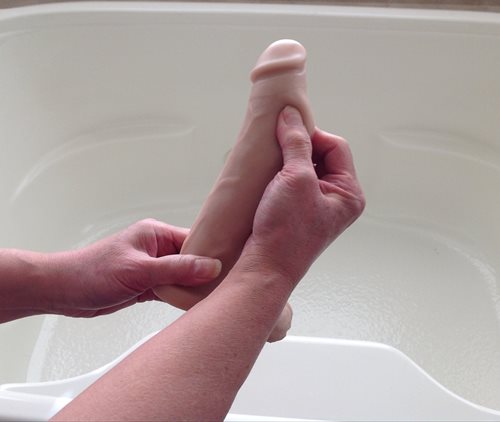 squishy, pinch more than an inch !