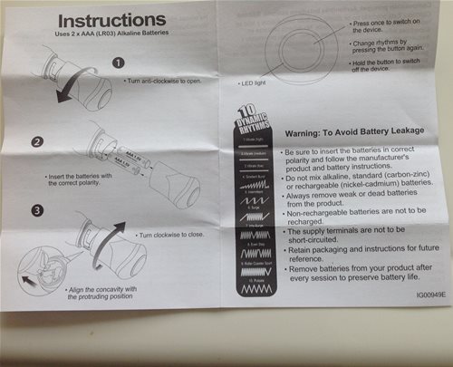 Instructions