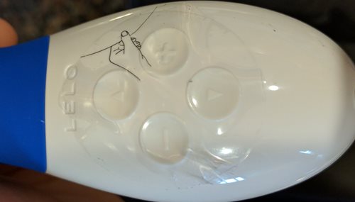 Buttons w/ protective plastic cover