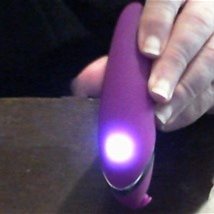 showing controls and power light