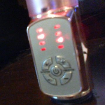 control pad with lights on
