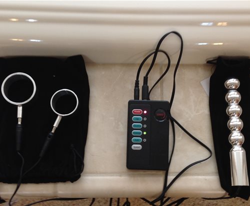 wires connect to unit on the top