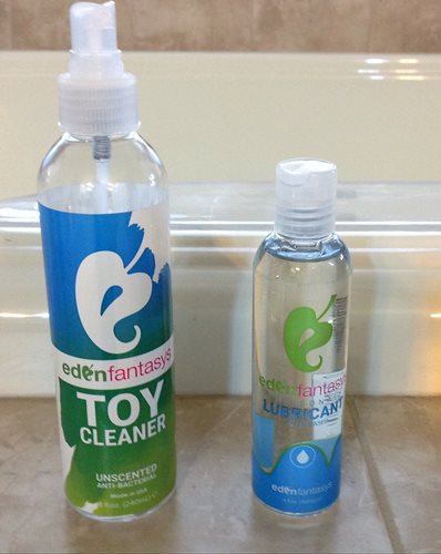 Eden toy cleaner and lube