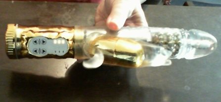 toy with thrusting light on