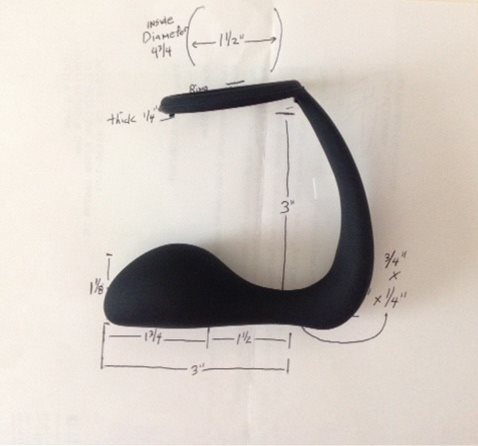 crude sketch of my measurements